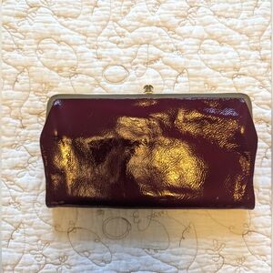 Women's Hobo Leather Double Clutch Wallet